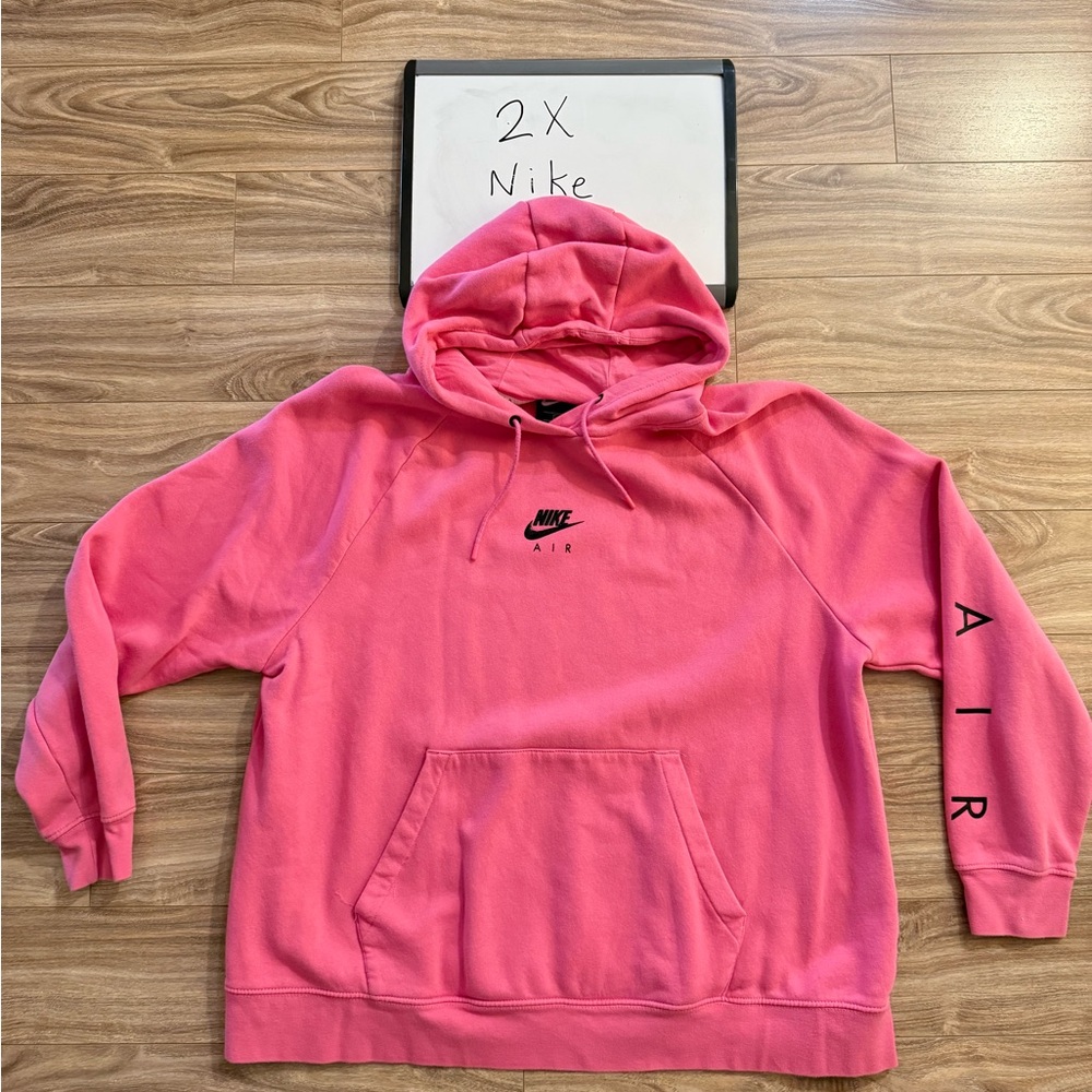 Nike Air Pink Pullover Hoodie 2X